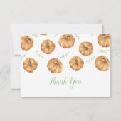 Pumpkin Patch Vielen Dank Karten (Rückseite)