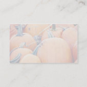 Pumpkin Patch Visitenkarte (Rückseite)