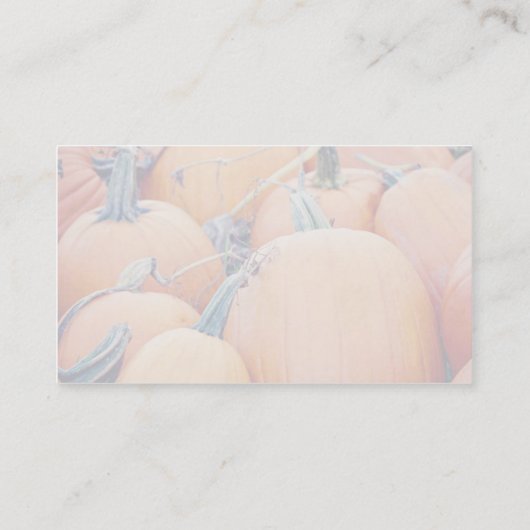 Pumpkin Patch Visitenkarte (Rückseite)