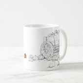 Pumpkin Patch Wagon Kaffeetasse (VorderseiteRechts)
