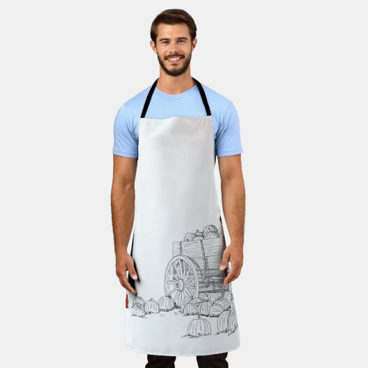 Pumpkin Patch Wagon Schürze (Getragen)