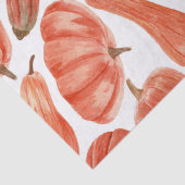 Pumpkin Patch Wasserfarbmuster Seidenpapier (Detail)