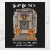 Pumpkin Patch Weinetikett (Einzelnes Label)