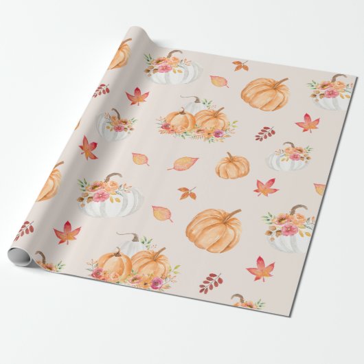 Pumpkin Patch Wrapping Paper Geschenkpapier (Ungerollt)