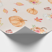 Pumpkin Patch Wrapping Paper Geschenkpapier (Ecke)