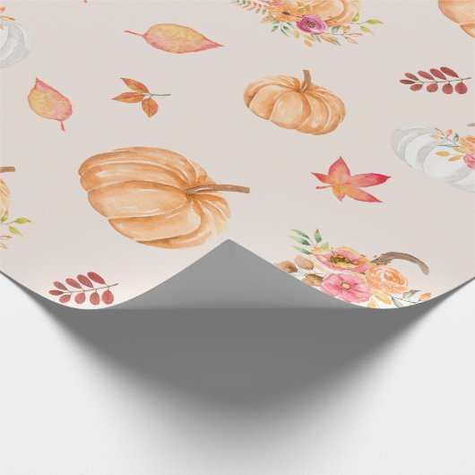 Pumpkin Patch Wrapping Paper Geschenkpapier (Ecke)