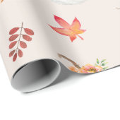 Pumpkin Patch Wrapping Paper Geschenkpapier (Rolleneckpunkt)