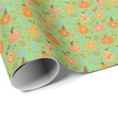 Pumpkin Patch Wrapping Paper Geschenkpapier (Rolleneckpunkt)