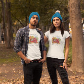 Pumpkin Patchfamilie Rustikaler Stallfall T-Shirt