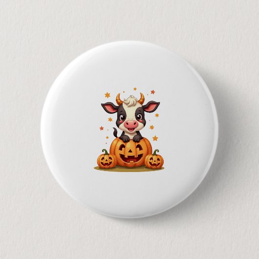 Pumpkin-Patchkuh Button (Vorderseite)