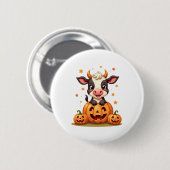 Pumpkin-Patchkuh Button (Vorne & Hinten)