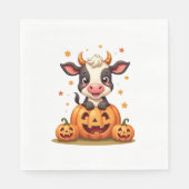 Pumpkin-Patchkuh Serviette (Vorderseite)