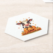 Pumpkin-Patchkuh Untersetzer (angewinkelt)