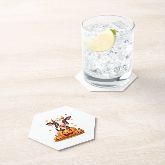 Pumpkin-Patchkuh Untersetzer (Vor Ort)