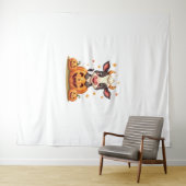 Pumpkin-Patchkuh Wandteppich (Beispiel (Horizontal))