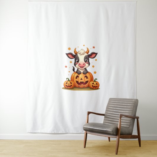 Pumpkin-Patchkuh Wandteppich (Beispiel)