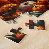 Pumpkin Path Autumn Forest Puzzle (Seite)