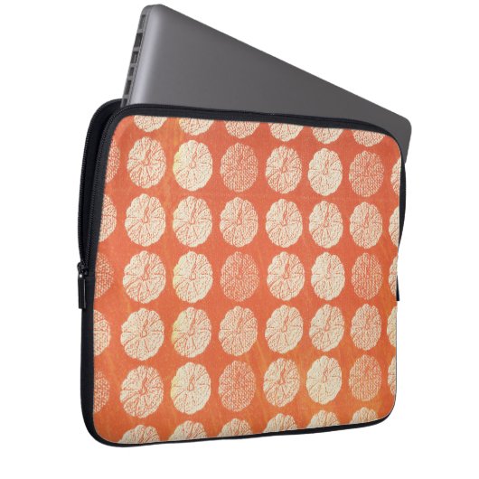 Pumpkin Pattern Electronics Bag Laptopschutzhülle (Vorne Rechts)
