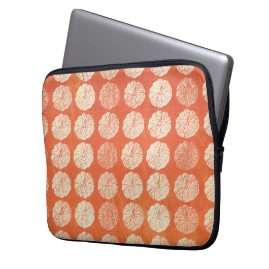 Pumpkin Pattern Electronics Bag Laptopschutzhülle (Vorderseite Links)