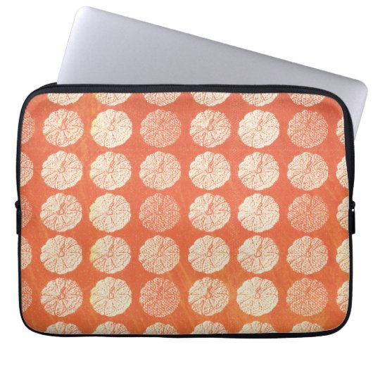 Pumpkin Pattern Electronics Bag Laptopschutzhülle (Vorderseite)