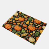 Pumpkin Pattern Ernte Tag Herbst Fußmatte (Schrägansicht)
