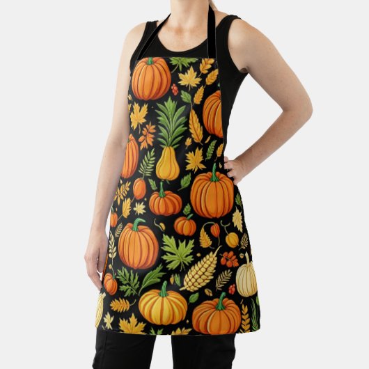 Pumpkin Pattern Ernte Tag Herbst Schürze (InSitu)