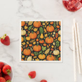 Pumpkin Pattern Ernte Tag Herbst Serviette (Beispiel)