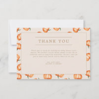 Pumpkin Pattern Fall Baby Dusche |