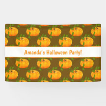 Pumpkin Pattern Halloween-Party
