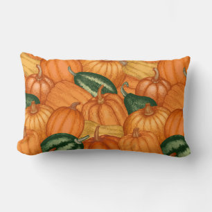 Pumpkin Pattern Lumbar Pillow Lendenkissen