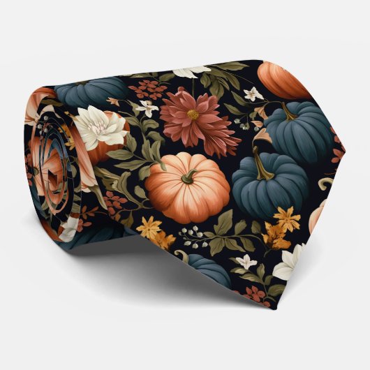 Pumpkin Pattern Necktie Krawatte (Gerollt)