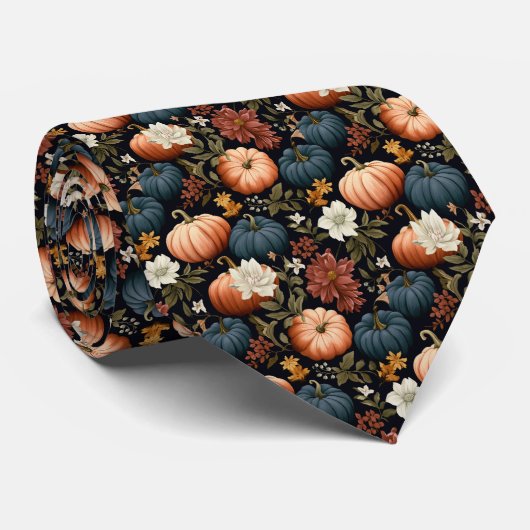 Pumpkin Pattern Necktie Krawatte (Gerollt)