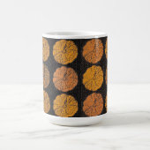 Pumpkin Pattern Orange Kaffeetasse (Mittel)