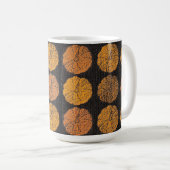Pumpkin Pattern Orange Kaffeetasse (VorderseiteRechts)