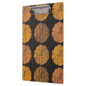 Pumpkin Pattern Orange Klemmbrett (Links)