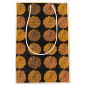 Pumpkin Pattern Orange Mittlere Geschenktüte (Vorderseite)