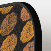 Pumpkin Pattern Orange Pickleball Schläger (Linke Seite)
