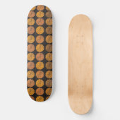Pumpkin Pattern Orange Skateboard (Vorderseite)