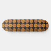 Pumpkin Pattern Orange Skateboard (Horizontal)