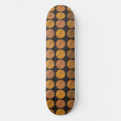 Pumpkin Pattern Orange Skateboard (Vorderseite)