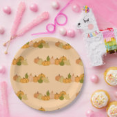 Pumpkin Pattern Paper Napkins - Halloween-Party Pappteller (Party)