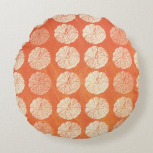 Pumpkin Pattern Pillow Rundes Kissen