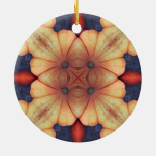 Pumpkin Patterns - Herbstfarbe - Erntedank Geschen Keramik Ornament