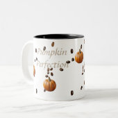 Pumpkin Perfection Zweifarbige Tasse (Vorderseite Links)