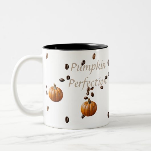 Pumpkin Perfection Zweifarbige Tasse (Links)