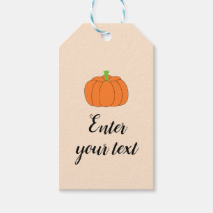 Pumpkin Personalisiert Geschenkanhänger