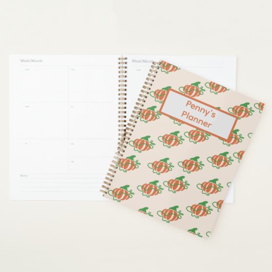Pumpkin Personalisiert Planner Planer (Anzeige)