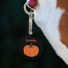 Pumpkin Pet Tag Haustiermarke
