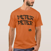 Pumpkin Peter Halloween Costume Beängstigend T-Shirt (Vorderseite)