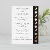 Pumpkin-Pflaster im Schwarzwurf Folieneinladung (Stehend vorne)